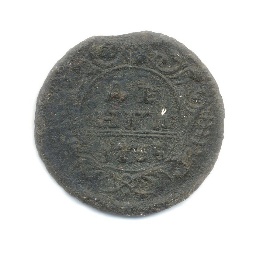 Деньга (½ копейки) 1735 — Орел 1730 г.
