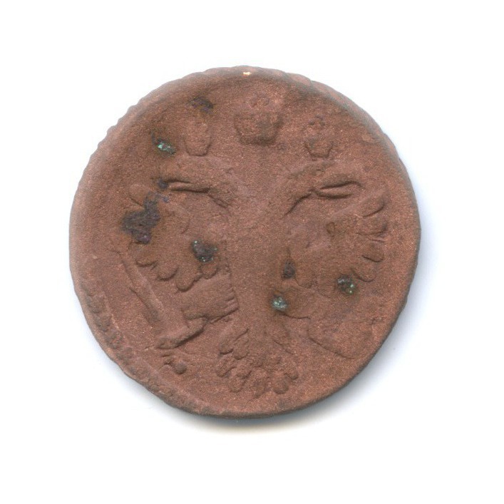 Полушка (¼ копейки) 1737 — Орел 1735 г.