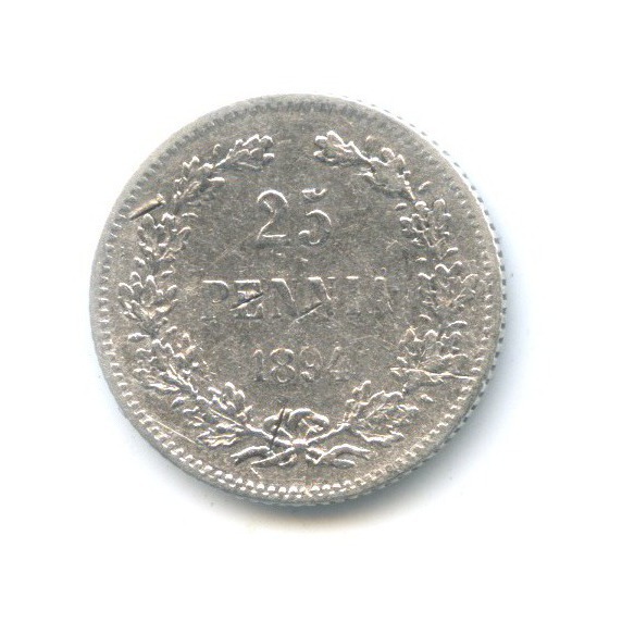 25 пенни 1894 L — Для Финляндии