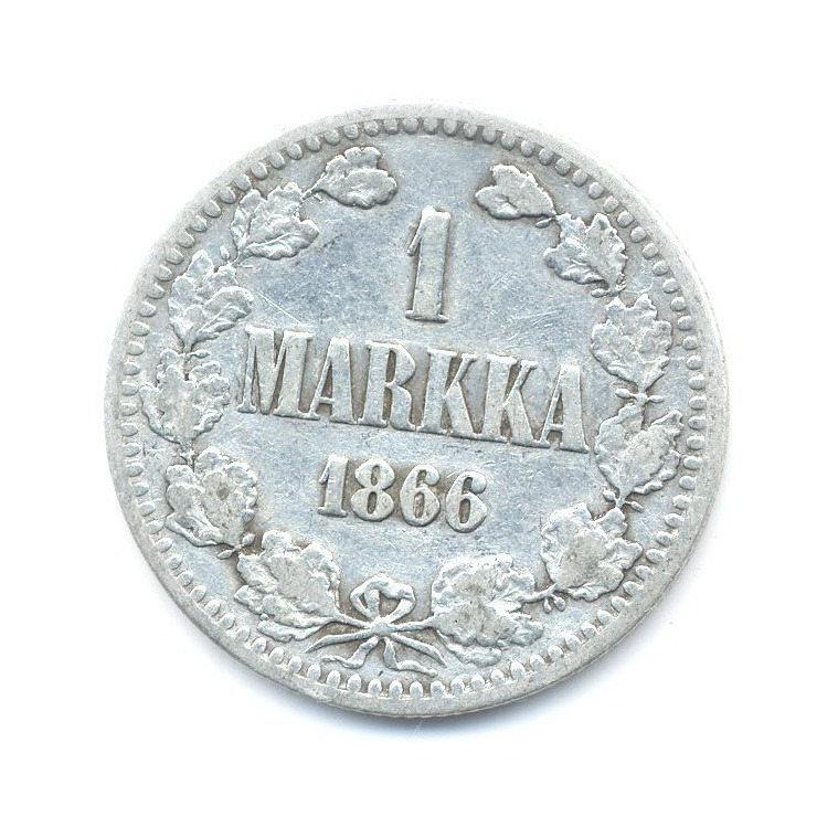 1 марка 1866 S — Для Финляндии