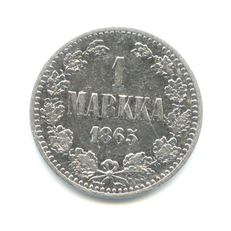 1 марка 1865 S — Для Финляндии