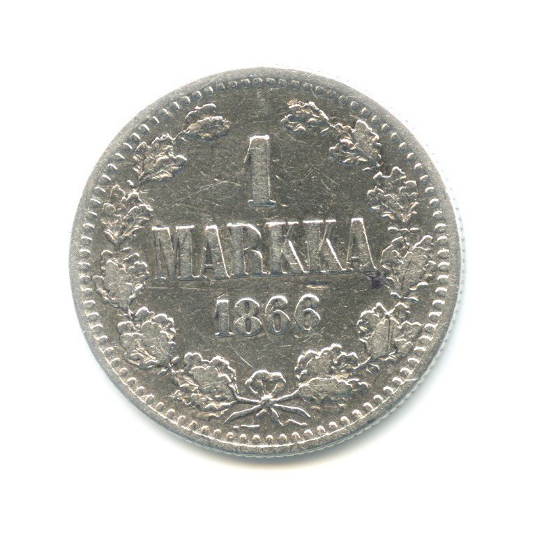 1 марка 1866 S — Для Финляндии