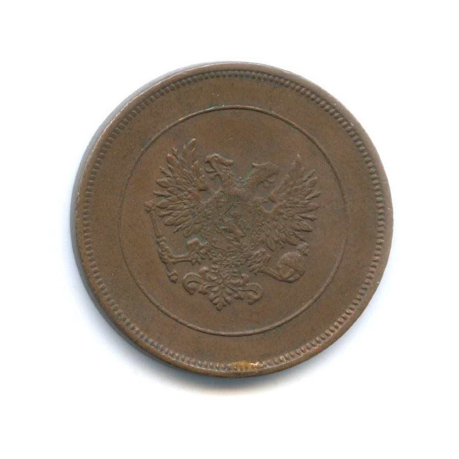 10 пенни 1917 — Для Финляндии. Орел