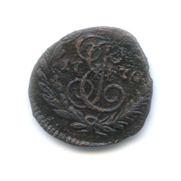 Полушка (¼ копейки) 1770 КМ — Вензель Екатерины II, Сибирь
