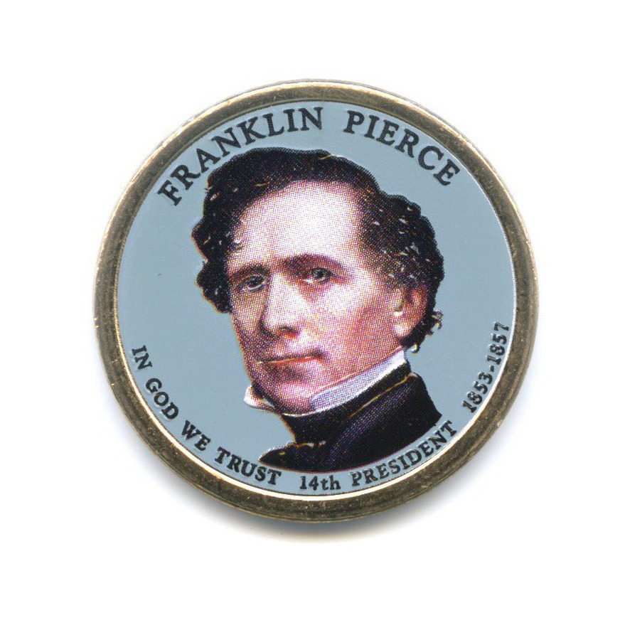 1 доллар 2010 P «14-ый Президент США - Франклин Пирс (1853-1857)». США ...