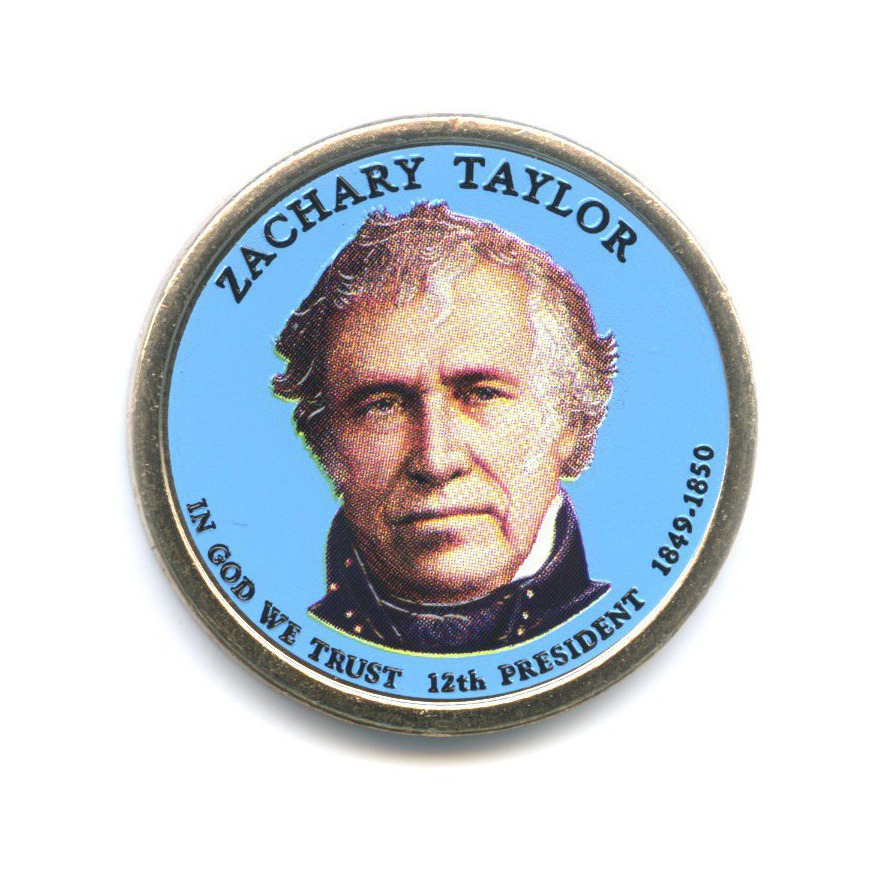 Закари Тейлор (1849-1850). 1 12 долларов