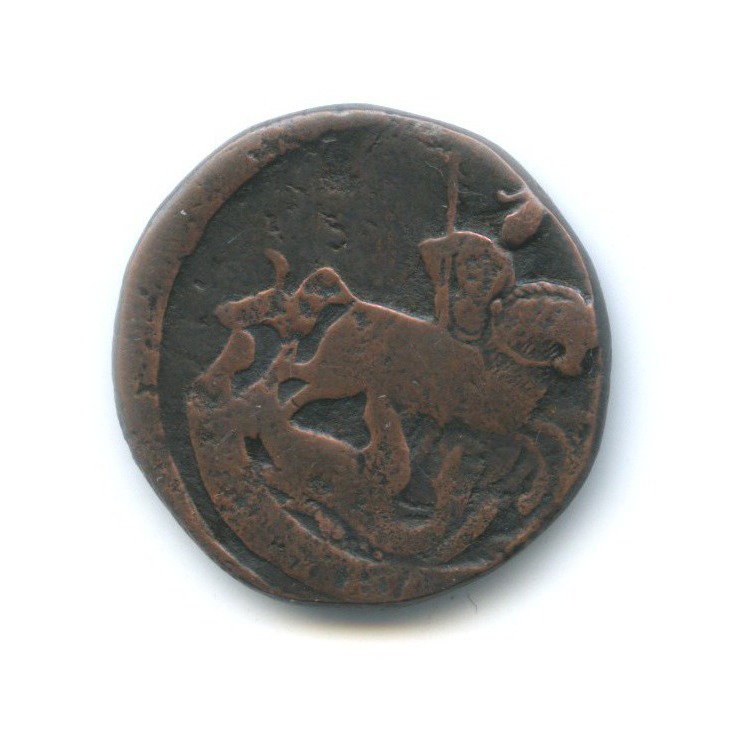 Деньга (½ копейки) 1759 — Вензель императрицы Елизаветы