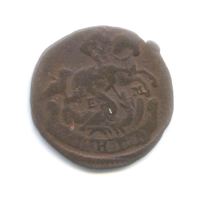 Деньга 1770 ЕМ — ½ копейки