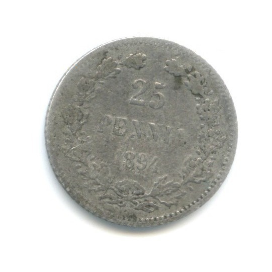 25 пенни 1894 L — Для Финляндии