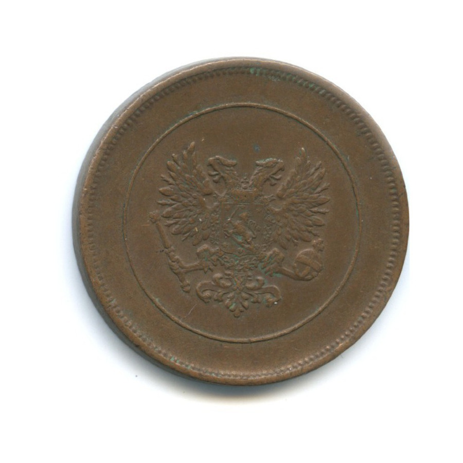 10 пенни 1917 — Для Финляндии. Орел