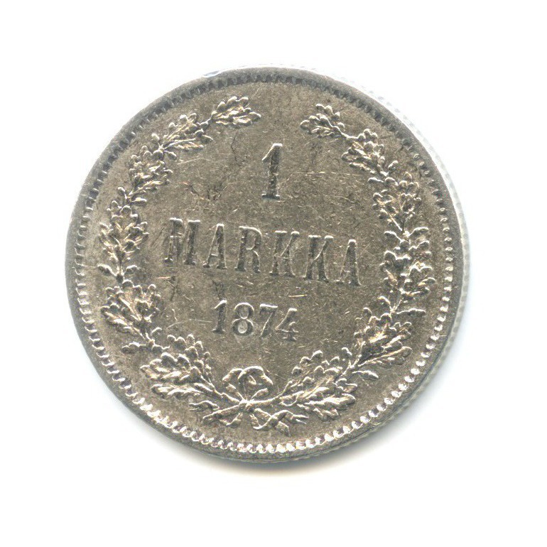 1 марка 1874 S — Для Финляндии