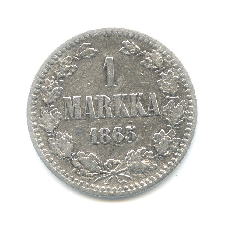 1 марка 1865 S — Для Финляндии