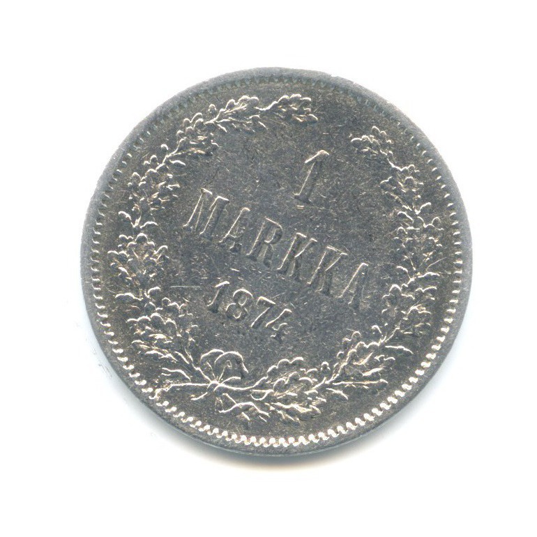 1 марка 1874 S — Для Финляндии