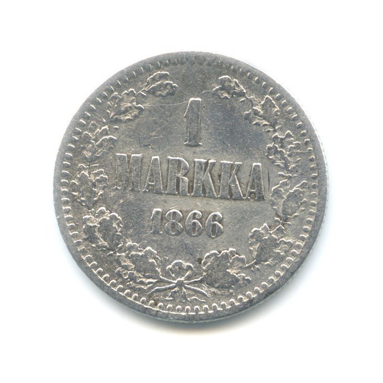 1 марка 1866 S — Для Финляндии