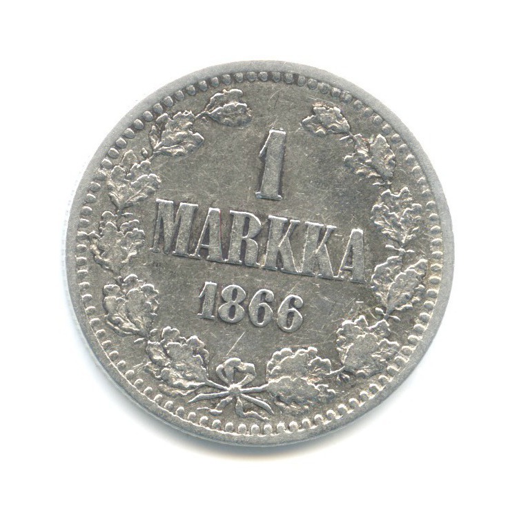 1 марка 1866 S — Для Финляндии