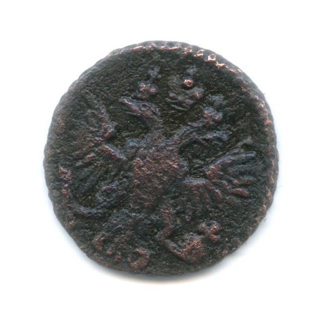 Полушка (¼ копейки) 1749 — Орел 1748 г.