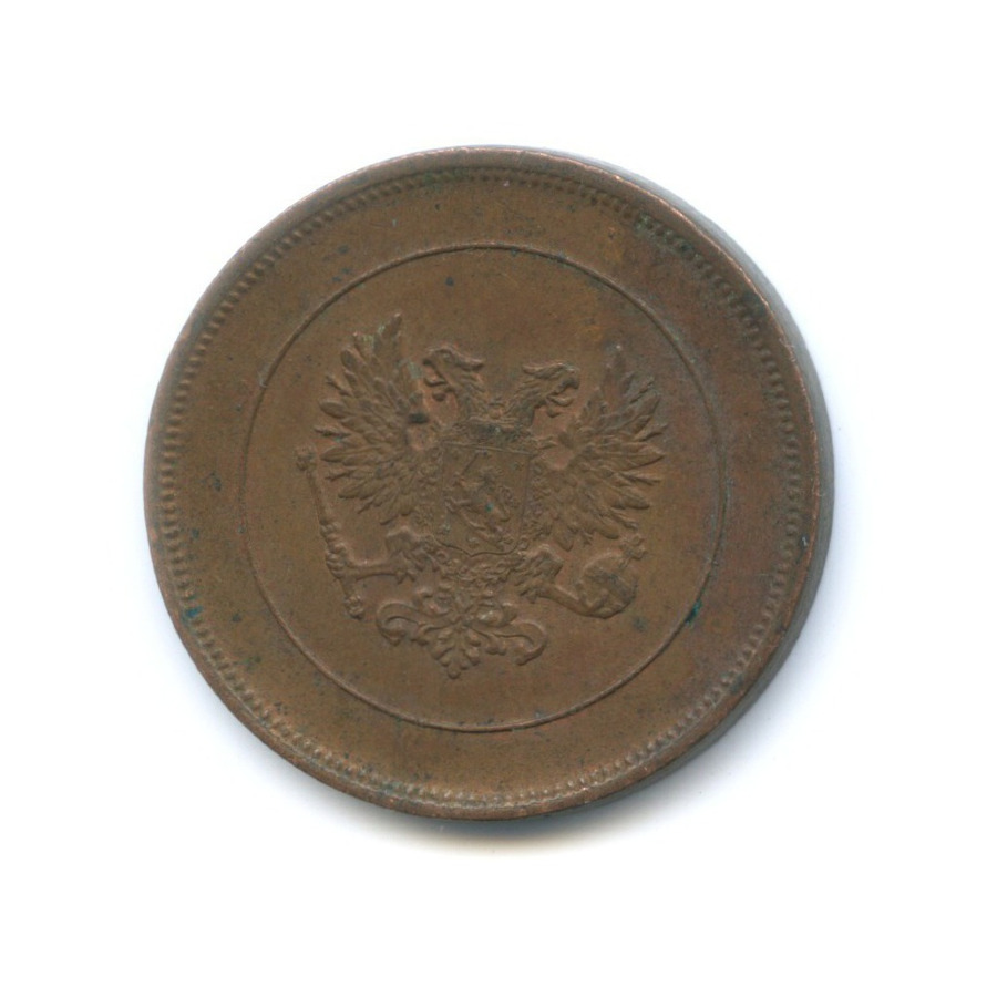 10 пенни 1917 — Для Финляндии. Орел