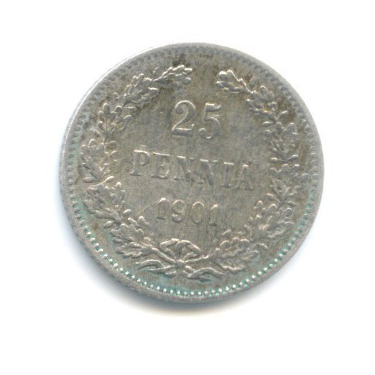 25 пенни 1901 L — Для Финляндии
