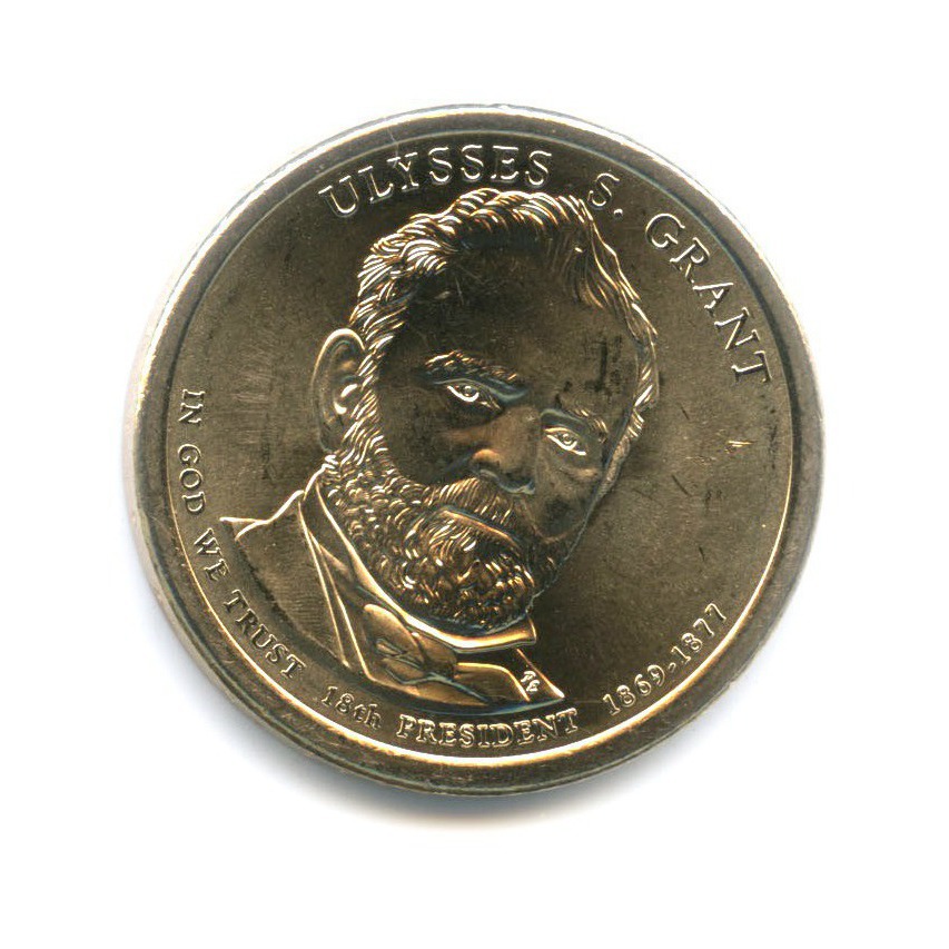1 Доллар Ulysses. Медальон с президентом США 1830 годов. 18 долл