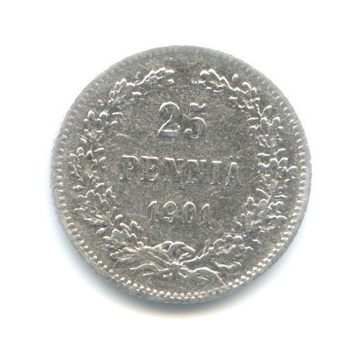 25 пенни 1901 L — Для Финляндии