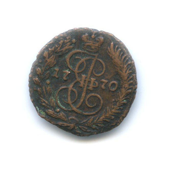Полушка (¼ копейки) 1770 КМ — Вензель Екатерины II, Сибирь