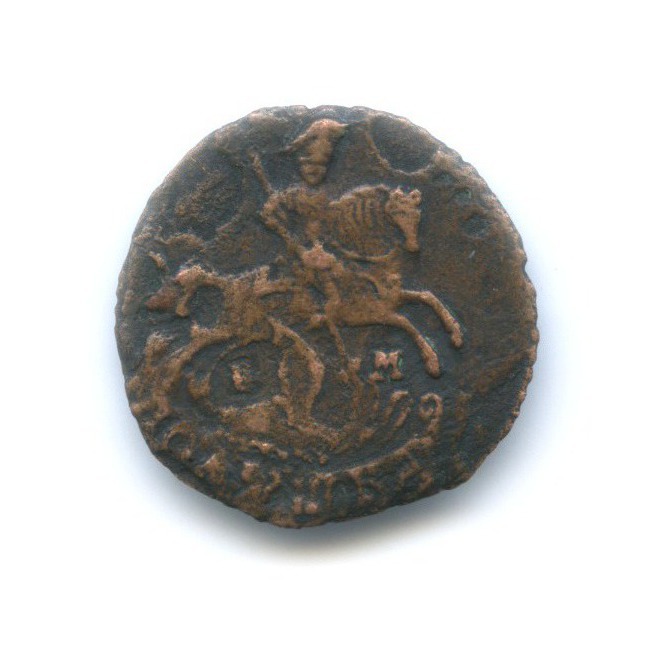 Полушка (¼ копейки) 1770 КМ — Вензель Екатерины II, Сибирь