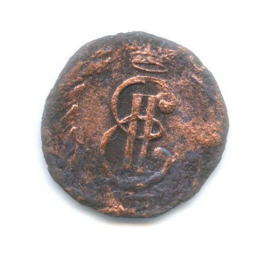Полушка (¼ копейки) 1770 КМ — Вензель Екатерины II, Сибирь