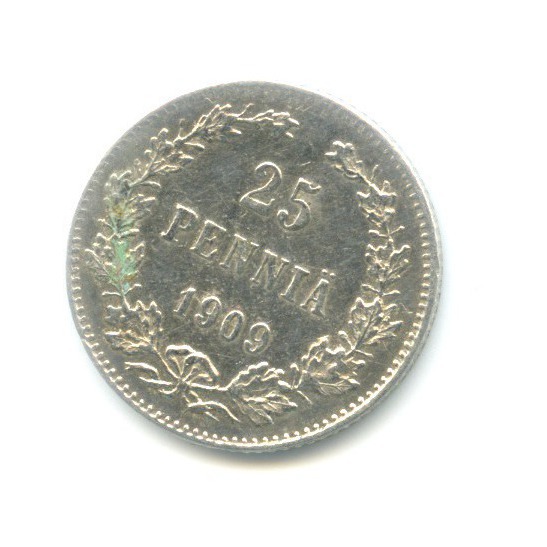 25 пенни 1909 L — Для Финляндии