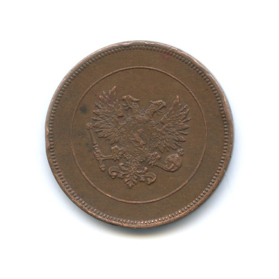10 пенни 1917 — Для Финляндии. Орел