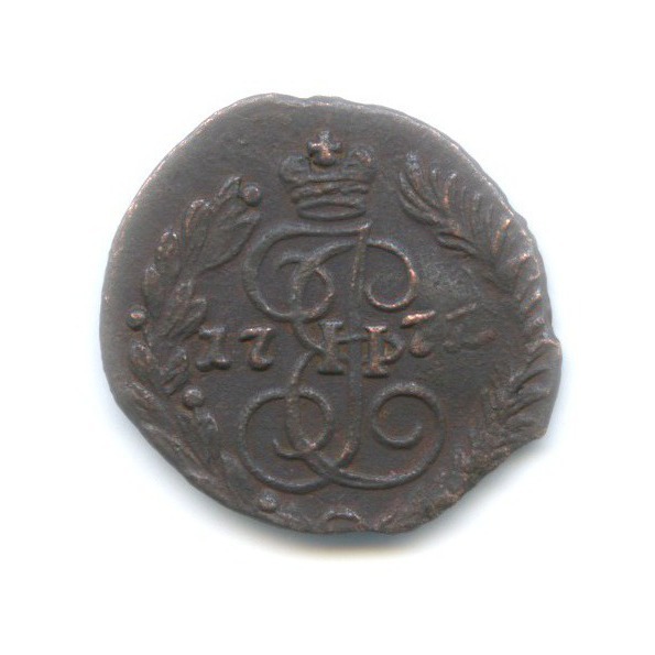 Деньга 1771 ЕМ — ½ копейки