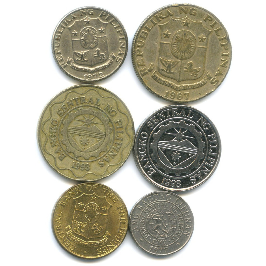 Филиппинское песо. Филиппинские монеты. Набор монет Филиппины. Монетки Филиппин. Набор монет из Филиппин 1995.