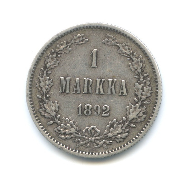 1 марка 1892 L — Для Финляндии