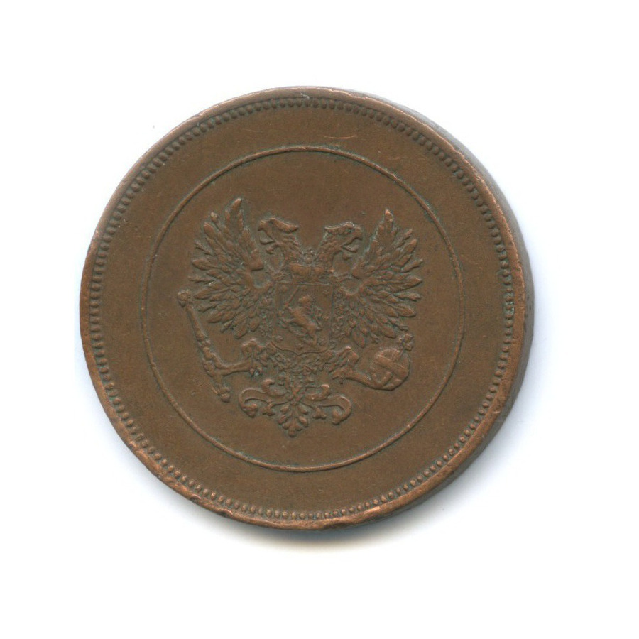 10 пенни 1917 — Для Финляндии. Орел