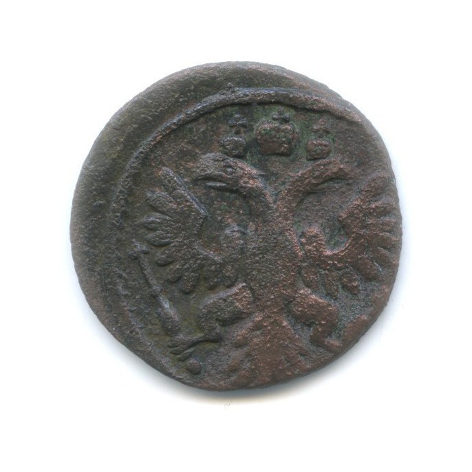Полушка (¼ копейки) 1736 — Орел 1735 г.