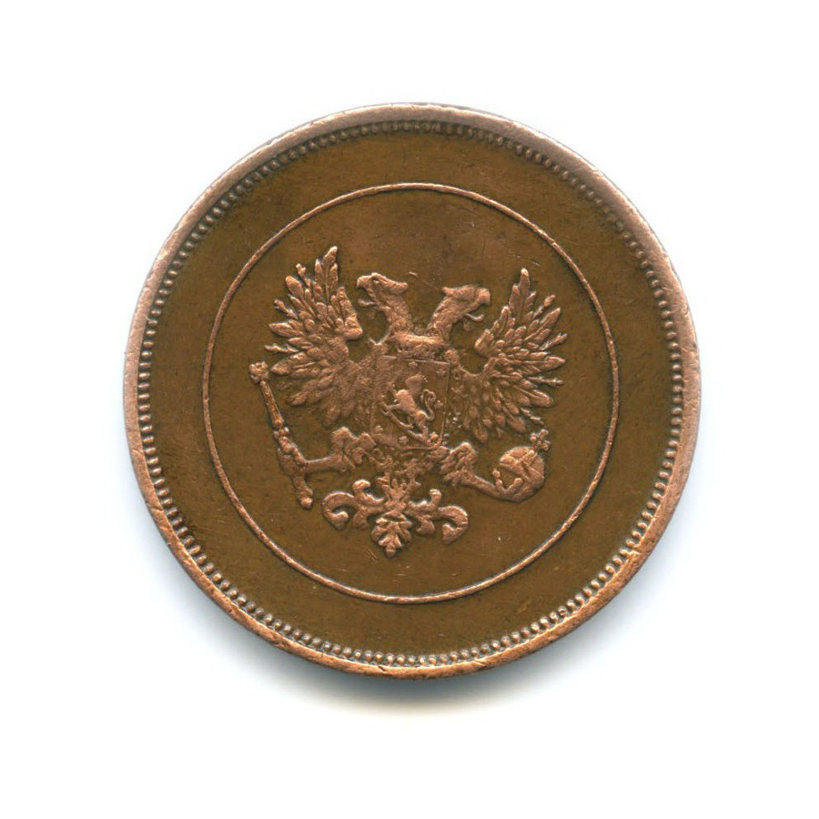 10 пенни 1917 — Для Финляндии. Орел