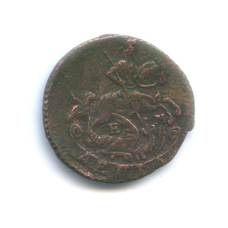 Деньга 1770 ЕМ — ½ копейки