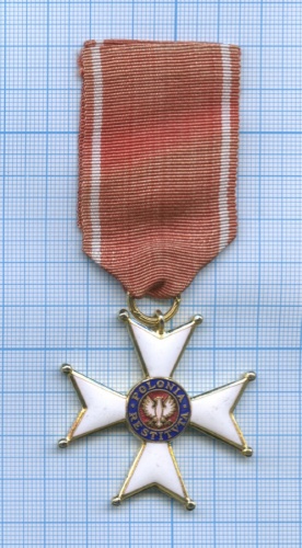 Орден Возрождения Польши - Рыцарский крет 4-й степени (позолота) 1944