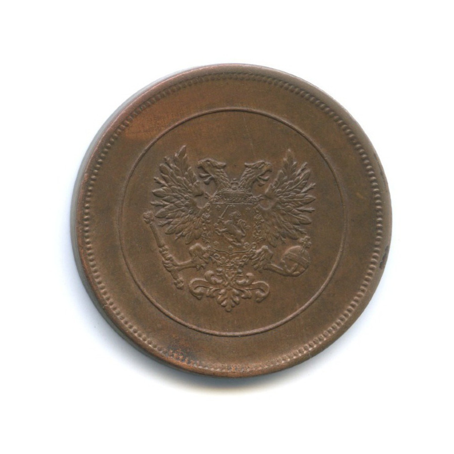 10 пенни 1917 — Для Финляндии. Орел