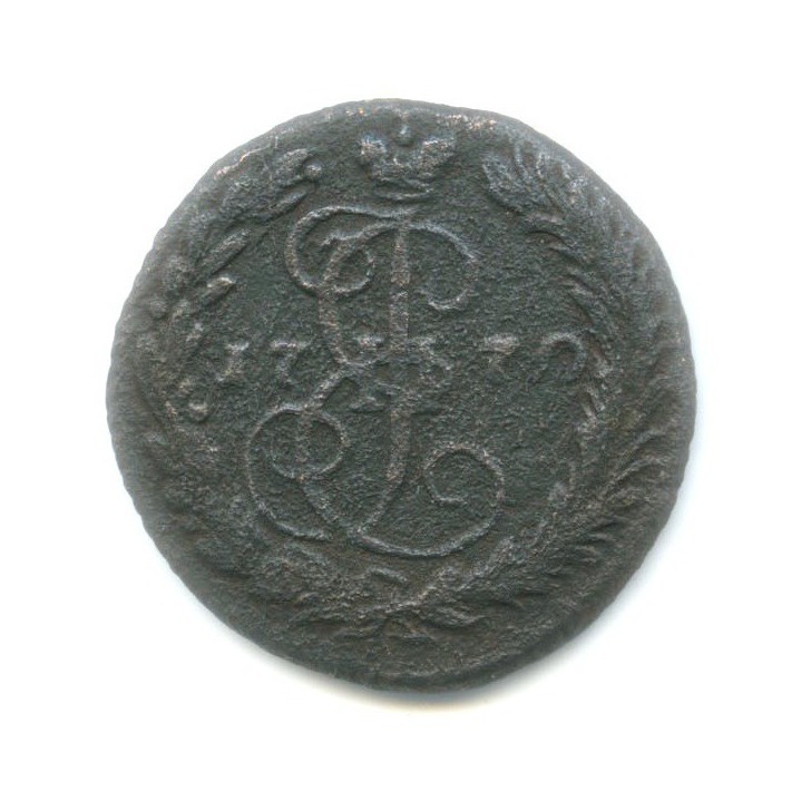 Деньга 1770 ЕМ — ½ копейки