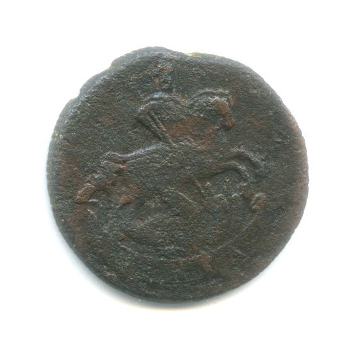 Деньга (½ копейки) 1759 — Вензель императрицы Елизаветы