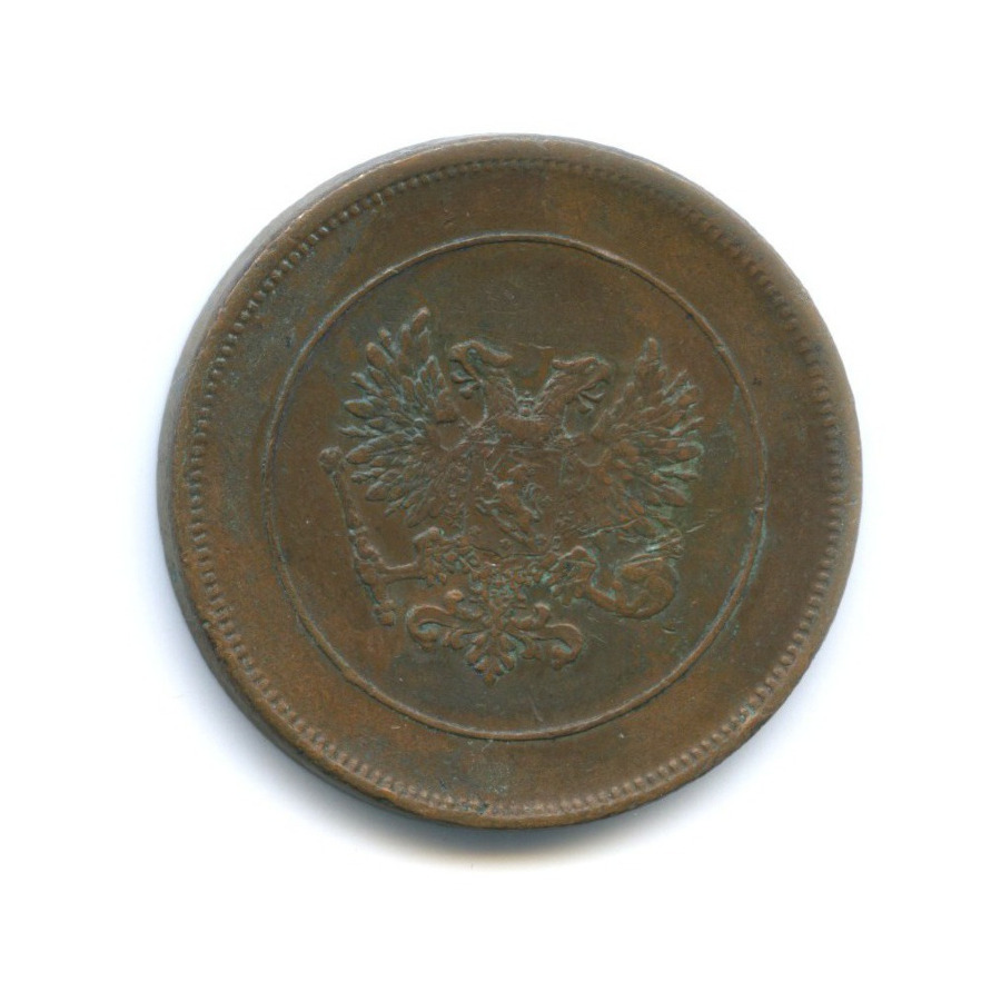 10 пенни 1917 — Для Финляндии. Орел