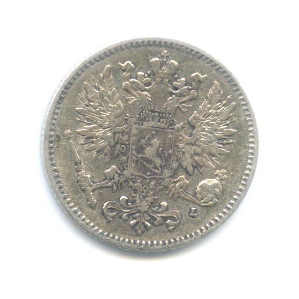 50 пенни 1907 L — Для Финляндии