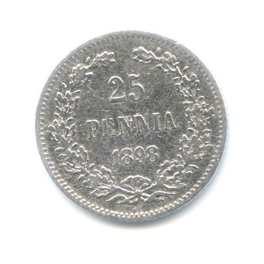 25 пенни 1898 L — Для Финляндии