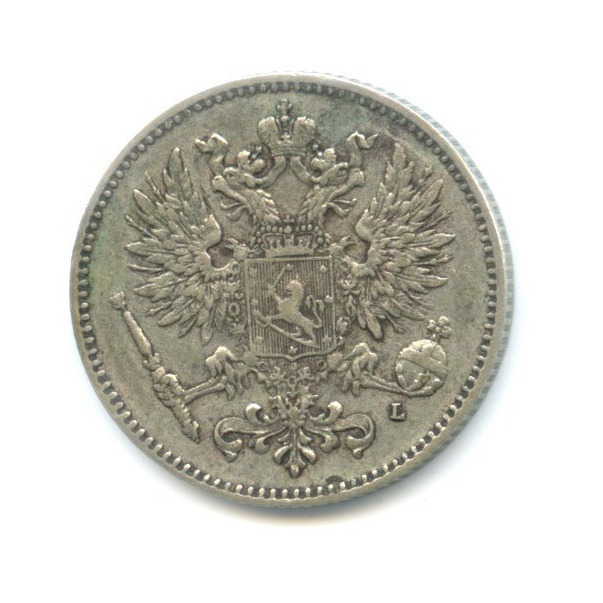 50 пенни 1908 L — Для Финляндии