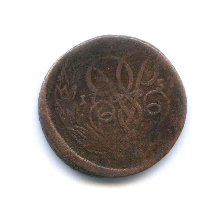 1 копейка 1757 — Облачная копейка