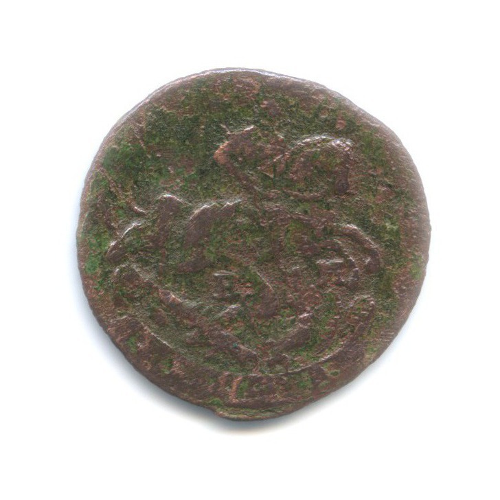 Деньга 1770 ЕМ — ½ копейки