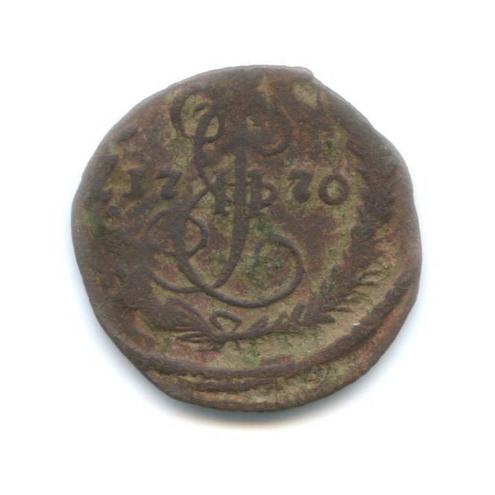 Деньга 1770 ЕМ — ½ копейки