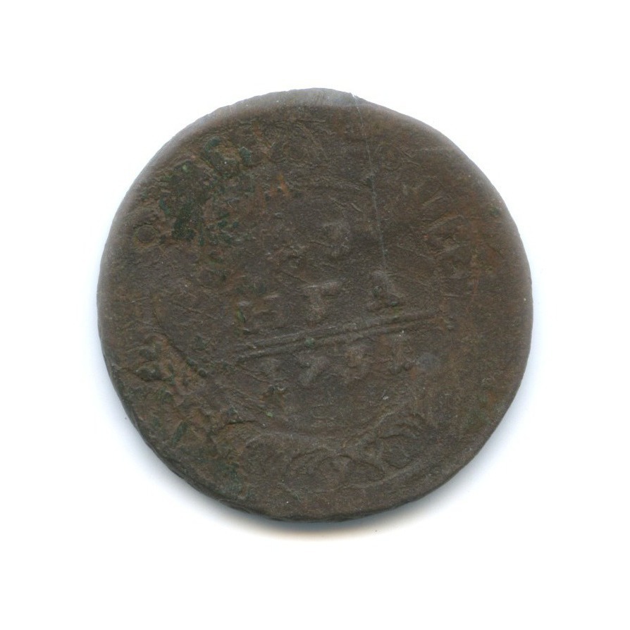Деньга (½ копейки) 1731 — Орел 1730 г.
