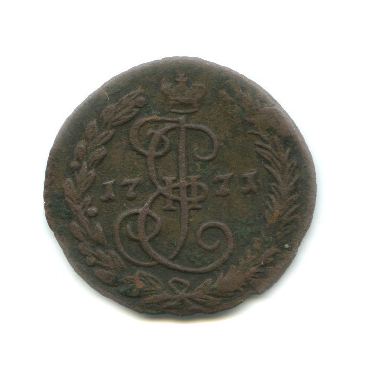 Деньга 1771 ЕМ — ½ копейки
