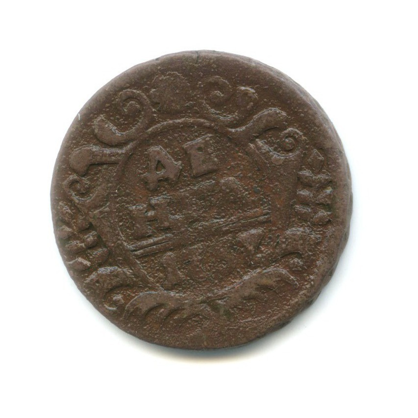 Деньга (½ копейки) 1737 — Орел 1730 г.